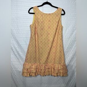 Lilly Pulitzer Yellow and Pink
Sleeveless Rosemary Dress Size 10 Mini Dress